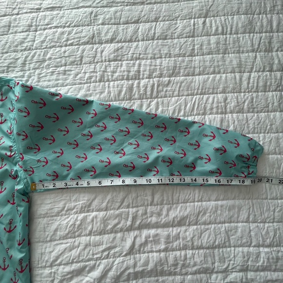 Hooded Charles River Chatham Anorak - Anchor Print - M - Picture 17 of 17